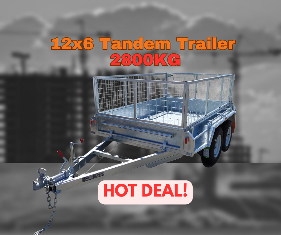 12 x 6 Cage Trailer