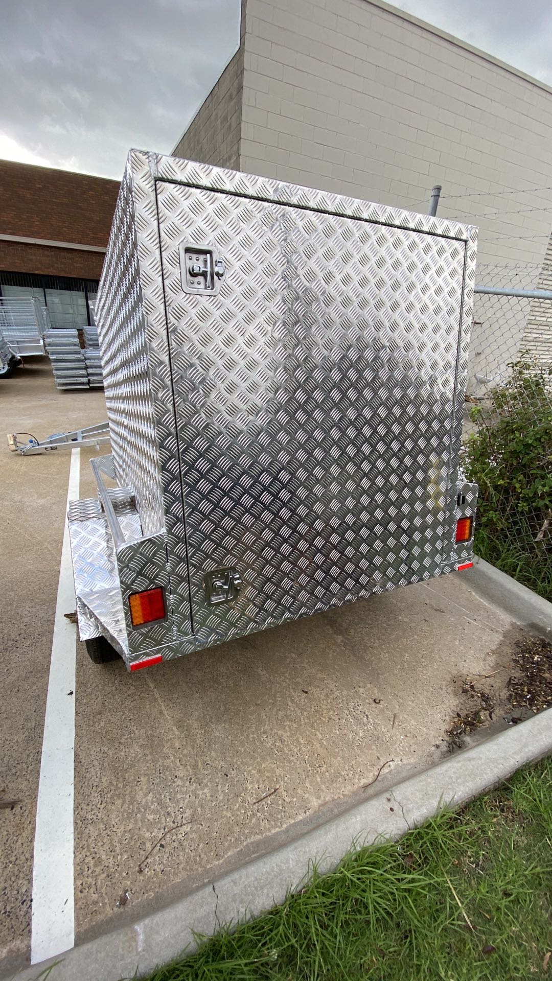 Aluminium Luggage Trailer back