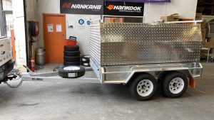 Towing Trailer in Garage