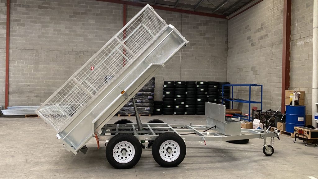 Hydraulic Tipper Trailer with Cage