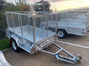 Single Axle Trailer with Car